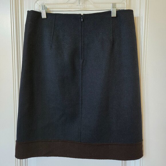 'S Max Mara Wool Blend Colour blocked skirt - Picture 5 of 12